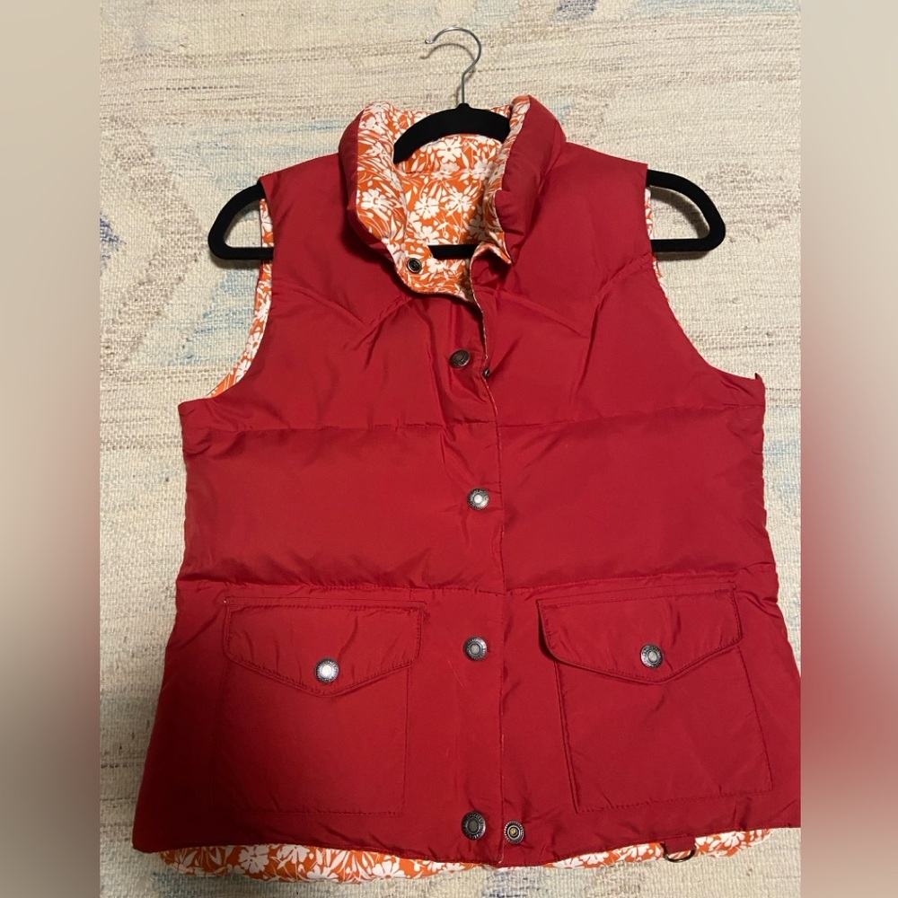 American Eagle Outfitters Vintage 2000s Reversible Puffer Vest